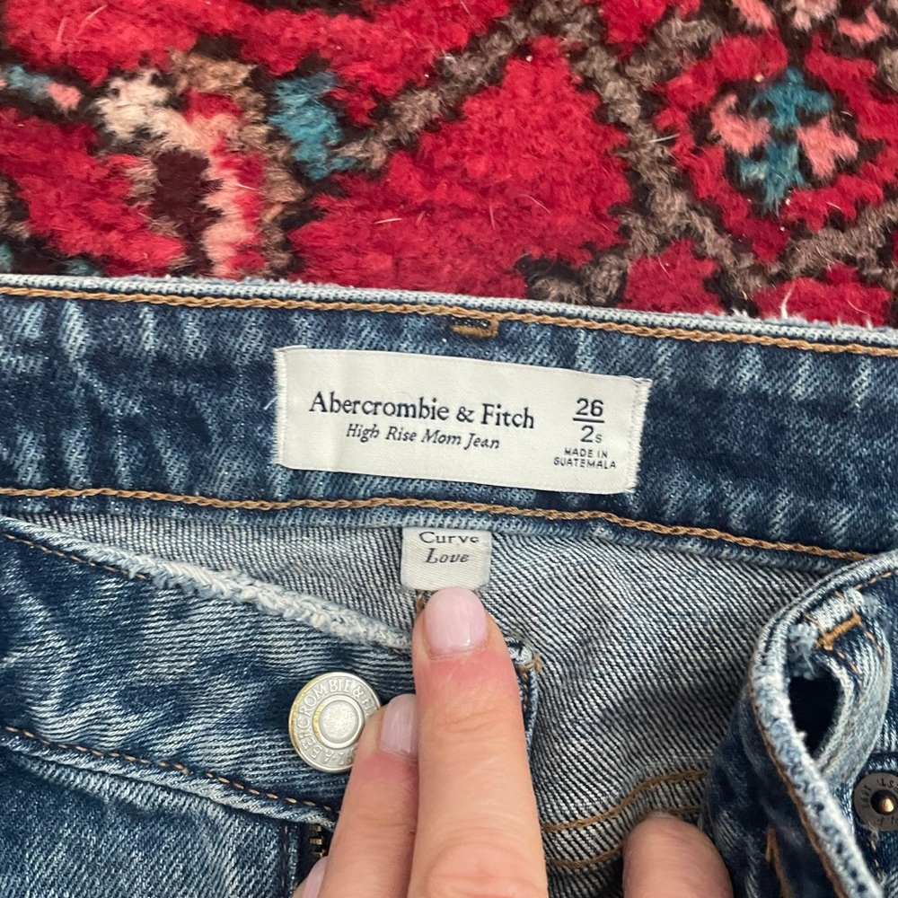 High rise mom jeans A&F
